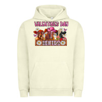 Pigment Pistachio valentines day heifers Urban Hoodie - CowhideDigitalArt
