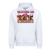 White valentines day heifers Urban Hoodie - CowhideDigitalArt