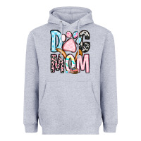 Heather Grey Easter dog mom Heavyweight Hoodie - OliviaCreatesArt