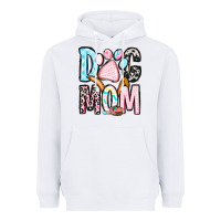 White Easter dog mom Heavyweight Hoodie - OliviaCreatesArt