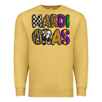 Antique Gold mardi gras copy Premium Sweatshirt - OliviaCreatesArt