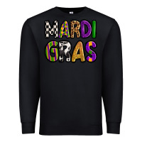 Black mardi gras copy Premium Sweatshirt - OliviaCreatesArt