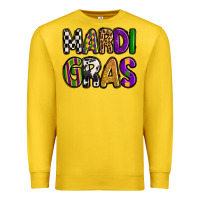 Lemon mardi gras copy Premium Sweatshirt - OliviaCreatesArt