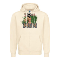 Sandshell Soccer Mom Zipper Hoodie - HowdyJamesFarm