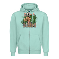 Seafoam Soccer Mom Zipper Hoodie - HowdyJamesFarm