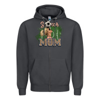 Smoke Soccer Mom Zipper Hoodie - HowdyJamesFarm