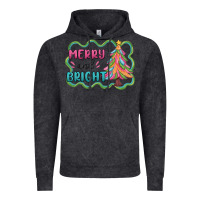 Vintage Black merry and bright christmas tree Vintage Hoodie - MaliasSmallBusiness