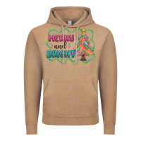 Vintage Coffee merry and bright christmas tree Vintage Hoodie - MaliasSmallBusiness