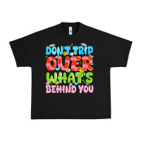 Black don't trip over what's behind you Urban Heavy Tee - JahusDesignShop