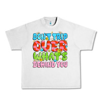 Lunar Rock don't trip over what's behind you Urban Heavy Tee - JahusDesignShop