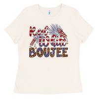 Red White Boujee Ladies Tee | Teevron