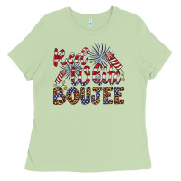 Matcha red white boujee Ladies Tee - Artiststas