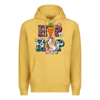 Antique Gold Western hip hop bunny Easter Day Premium Hoodie - CowGirlArtShop