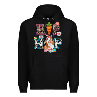 Black Western hip hop bunny Easter Day Premium Hoodie - CowGirlArtShop