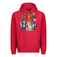 Cardinal Western hip hop bunny Easter Day Premium Hoodie - CowGirlArtShop