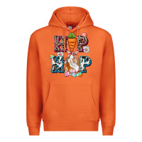 Carrot Western hip hop bunny Easter Day Premium Hoodie - CowGirlArtShop