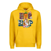 Lemon Western hip hop bunny Easter Day Premium Hoodie - CowGirlArtShop