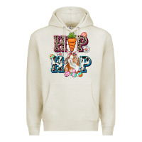 Oatmeal Heather Western hip hop bunny Easter Day Premium Hoodie - CowGirlArtShop