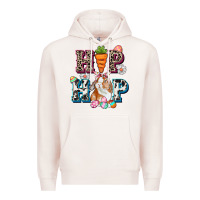 Pale Pink Western hip hop bunny Easter Day Premium Hoodie - CowGirlArtShop