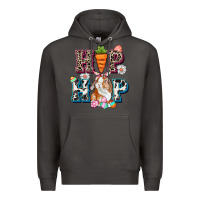 Smoke Western hip hop bunny Easter Day Premium Hoodie - CowGirlArtShop