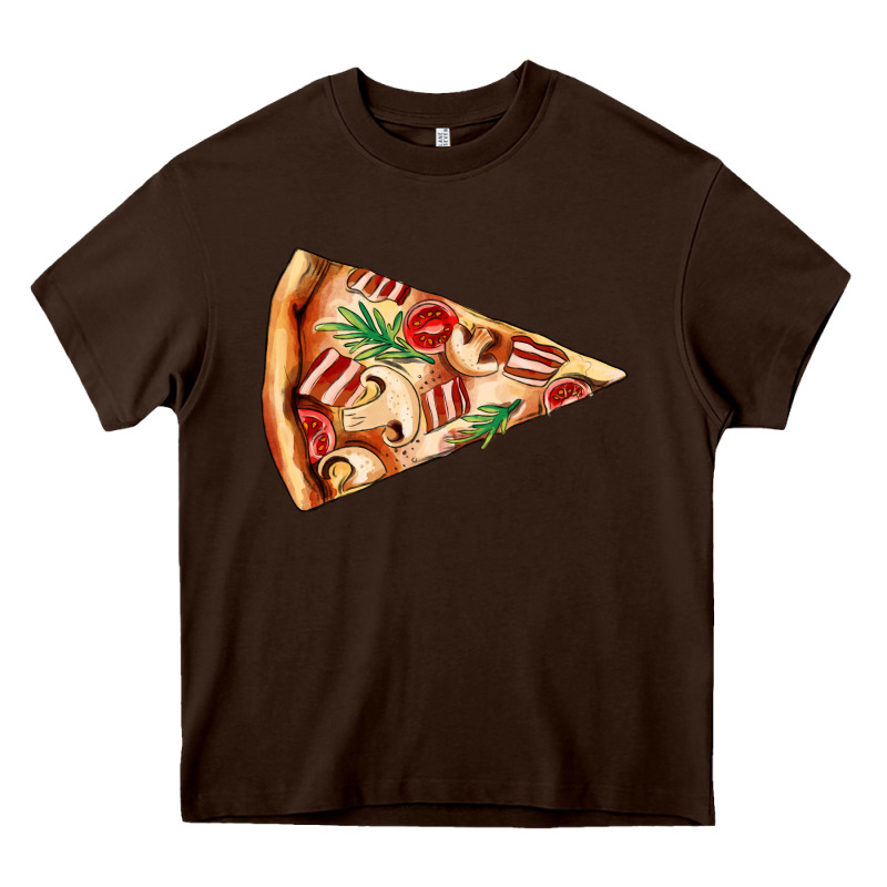Pizza Slice Heavy Core Tee by AdoDesignShop | Teevron