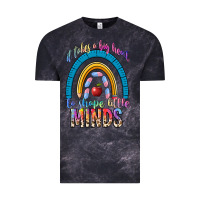 Cloud Black it takes a big heart to shape little Vintage Tee - NancyCooperArtShop