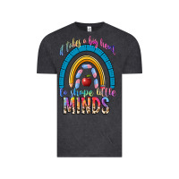 Vintage Black it takes a big heart to shape little Vintage Tee - NancyCooperArtShop