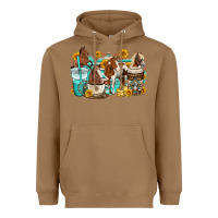 Toasted Coconut horses coffee cups Heavyweight Hoodie - OliviaCreatesArt