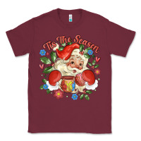 Burgundy mexican santa Classic Tee - MaliasSmallBusiness