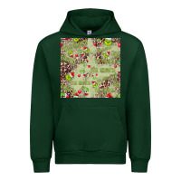 Forest Green The Grinch Seamless Urban Hoodie - CowhideDigitalArt