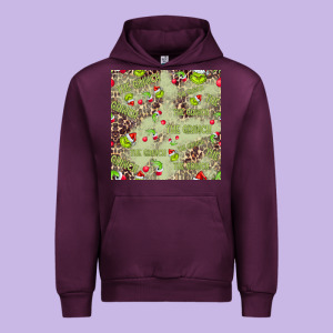 The Grinch Seamless Urban Hoodie Designed By Cowhidedigitalart