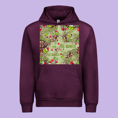 The Grinch Seamless Urban Hoodie Designed By Cowhidedigitalart