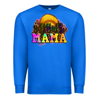 True Royal softball mama Premium Sweatshirt - OliviaCreatesArt