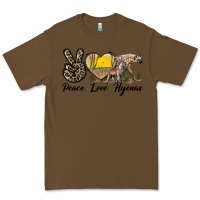 Cacao Peace Love Hyenas Premium Tee - LillyAllenDesigns