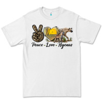 White Peace Love Hyenas Premium Tee - LillyAllenDesigns