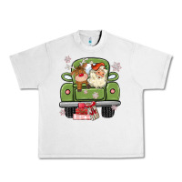 Lunar Rock christmas santa and reindeer truck Urban Heavy Tee - MaliasSmallBusiness