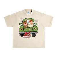 Sandshell christmas santa and reindeer truck Urban Heavy Tee - MaliasSmallBusiness