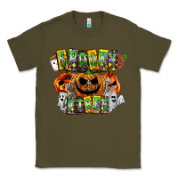 Army Green Spooky Vibes Classic Tee - CowhideDigitalArt