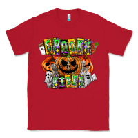 Red Spooky Vibes Classic Tee - CowhideDigitalArt