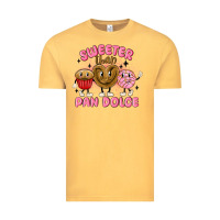 Vintage Mustard sweeter than pan dolce Vintage Tee - MaliasSmallBusiness