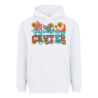 White gastroenterology center olivia Heavyweight Hoodie - OliviaCreatesArt