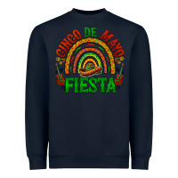 Navy cinco de mayo fiesta rainbow Heavyweight Sweatshirt - BarkalooDesign