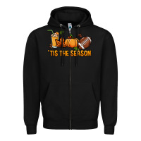 Black Tis the season Sport Zipper Hoodie - HowdyJamesFarm