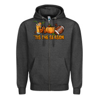 Charcoal Heather Tis the season Sport Zipper Hoodie - HowdyJamesFarm