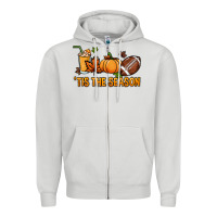 Dove Grey Tis the season Sport Zipper Hoodie - HowdyJamesFarm