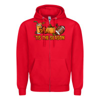 Red Tis the season Sport Zipper Hoodie - HowdyJamesFarm