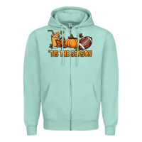 Seafoam Tis the season Sport Zipper Hoodie - HowdyJamesFarm