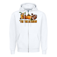 White Tis the season Sport Zipper Hoodie - HowdyJamesFarm
