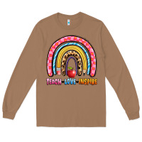 Toasted Coconut teach love inspire rainbow Long Sleeve Tee - Artiststas