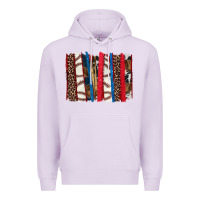 Lilac Baseball brushstroke Premium Hoodie - HowdyJamesFarm